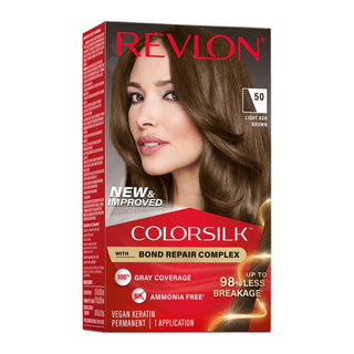 REVLON COLOR SILK LIGHT ASH BROWN (50) - Beautylicious Canada