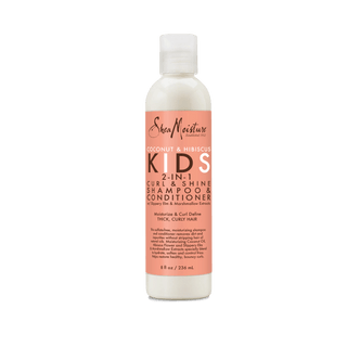 SHEAMOISTURE Coconut & Hibiscus Kids 2 - In - 1 Curl & Shine Shampoo & Conditioner 8 OZ - Beautylicious Canada