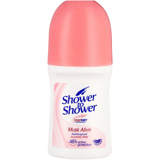 SHOWER TO SHOWER ROLL ON MUSK ALIVE 50ML - Beautylicious Canada