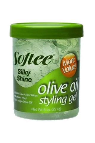SOFTEE OLIVE OIL STYLING GEL 8OZ - Beautylicious Canada