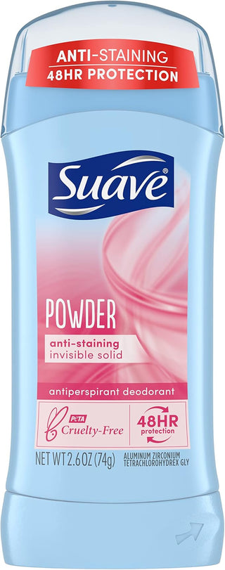Suave Deodorant 2.6oz 24Hr Powder Invisible Solid - Beautylicious Canada
