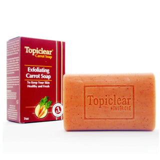 TOPICLEAR CARROT SOAP W/SEAL 7 OZ - Beautylicious Canada
