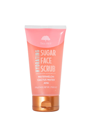 TREE HUT HYDRATING SUGAR FACE SCRUB WATERMELON CACTUS WATER 7.4 OZ - Beautylicious Canada