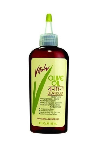 VITALE Olive Oil 4 - In - 1 Growth Serum 4OZ - Beautylicious Canada