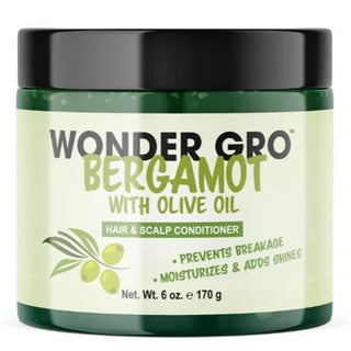 WONDER GRO BERGAMOT WITH OLIVE OIL HAIR & SCALP CONDITIONER 6OZ - Beautylicious Canada