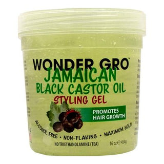 WONDER GRO BLACK CASTOR OIL 16 OZ - Beautylicious Canada