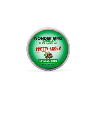 WONDER GRO PRETTY EDGES JAMACIAN BLACK CASTOR OIL 2.5OZ - Beautylicious Canada